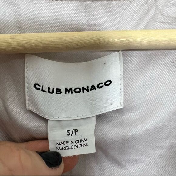 CLUB MONACO VIOLET MARABOU FEATHER VEST CREAM BLUSH SIZE S - Picture 4 of 11